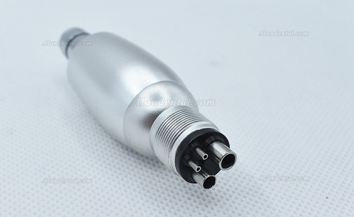 Dental 4:1 Hygiene Prophy Handpiece (3 Nose Cones + Midwest 2/4 Holes E-Type Air Motor Kit + 50 Pcs Pastic Replacement Heads)